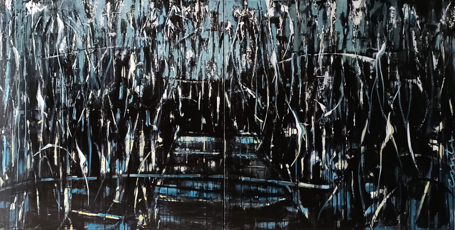 Diptyque Le pontont du gardien 120x120x2